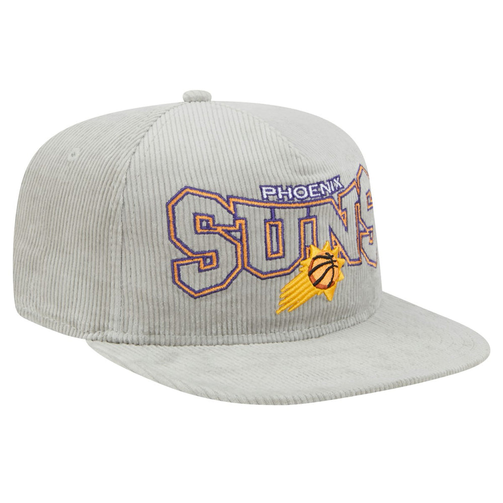 Gray Phoenix Suns Throwback Corduroy Golfer Snapback Hat | NBA