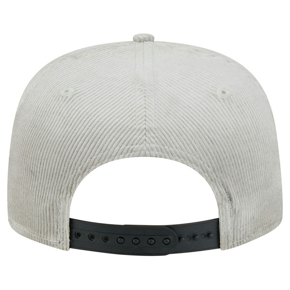 Gray Miami Heat Throwback Corduroy Golfer Snapback Hat | NBA