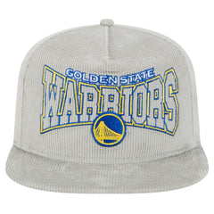 Gray Golden State Warriors Throwback Corduroy Golfer Snapback Hat sale | NBA