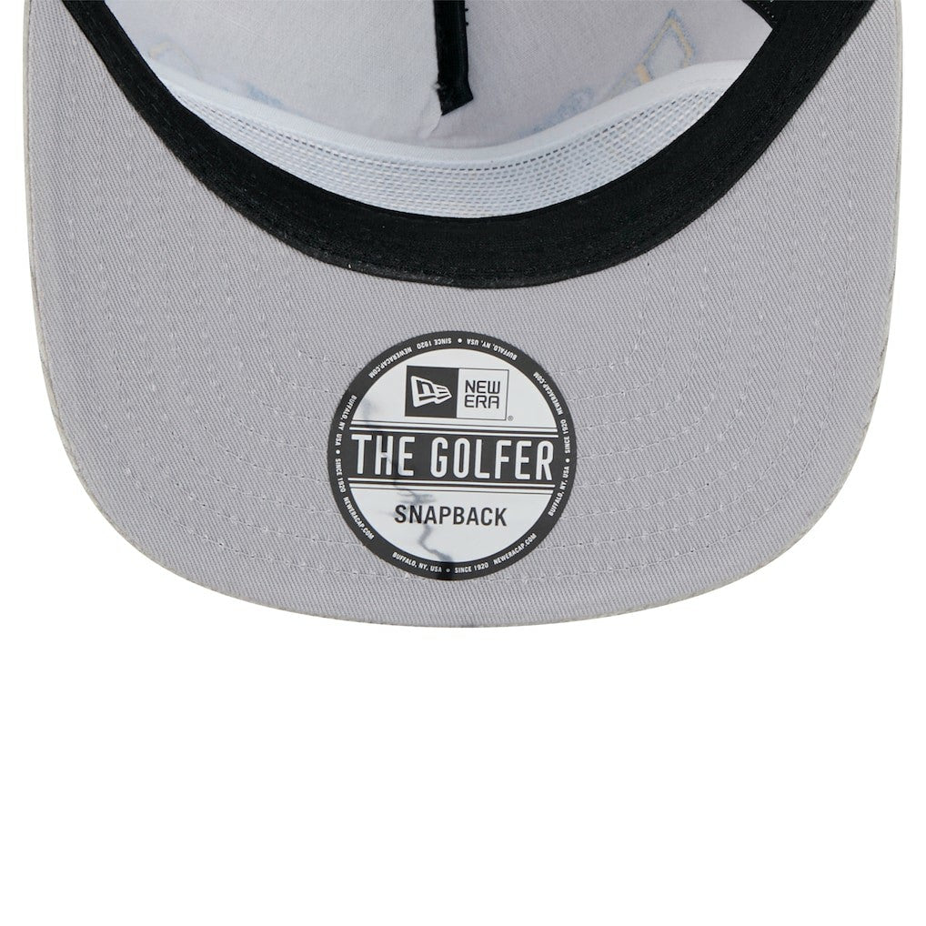 Gray Golden State Warriors Throwback Corduroy Golfer Snapback Hat sale | NBA