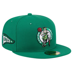 Kelly Green Boston Celtics Throwback Pennant 59FIFTY Fitted Hat | NBA