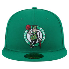 Kelly Green Boston Celtics Throwback Pennant 59FIFTY Fitted Hat | NBA