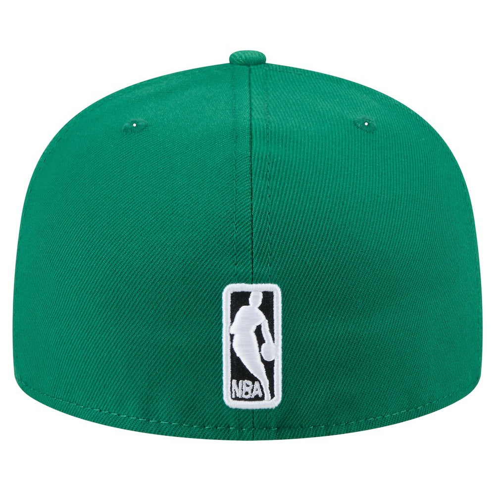 Kelly Green Boston Celtics Throwback Pennant 59FIFTY Fitted Hat | NBA