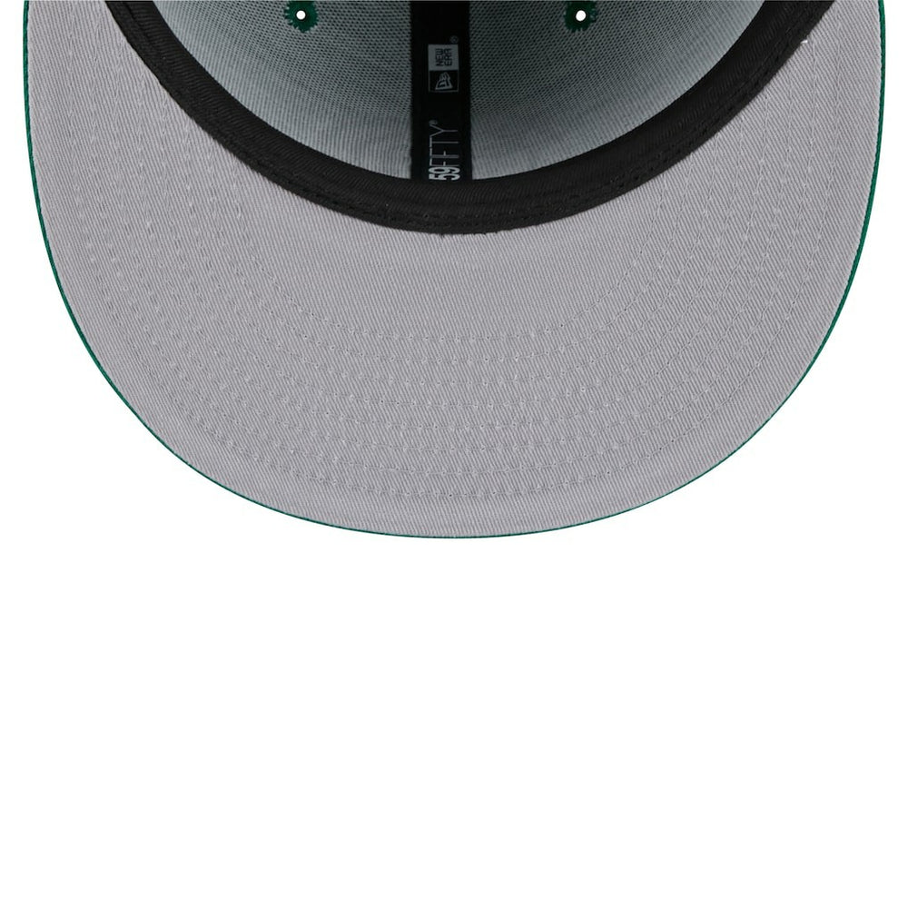 Kelly Green Boston Celtics Throwback Pennant 59FIFTY Fitted Hat | NBA