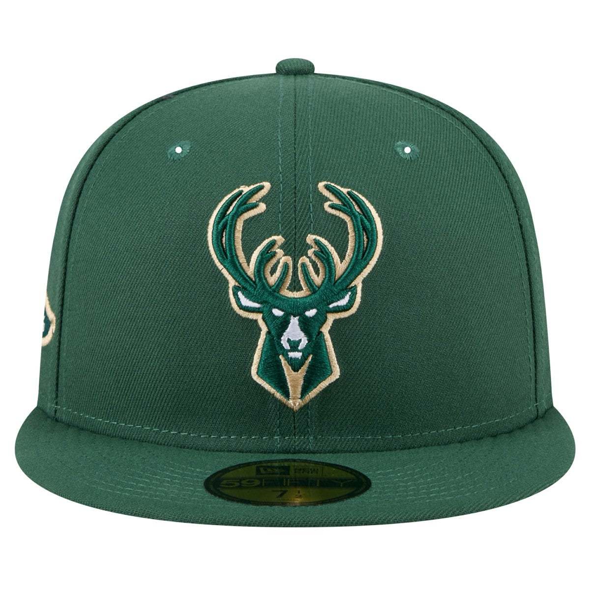 Hunter Green Milwaukee Bucks Throwback Pennant 59FIFTY Fitted Hat | NBA