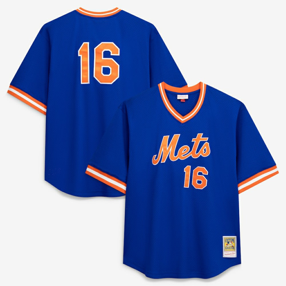 Dwight Gooden New York Mets Profile Big & Tall Cooperstown Collection Mesh Batting Practice Jersey - MLB Jerseys