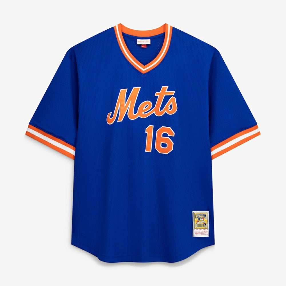 Dwight Gooden New York Mets Profile Big & Tall Cooperstown Collection Mesh Batting Practice Jersey - MLB Jerseys