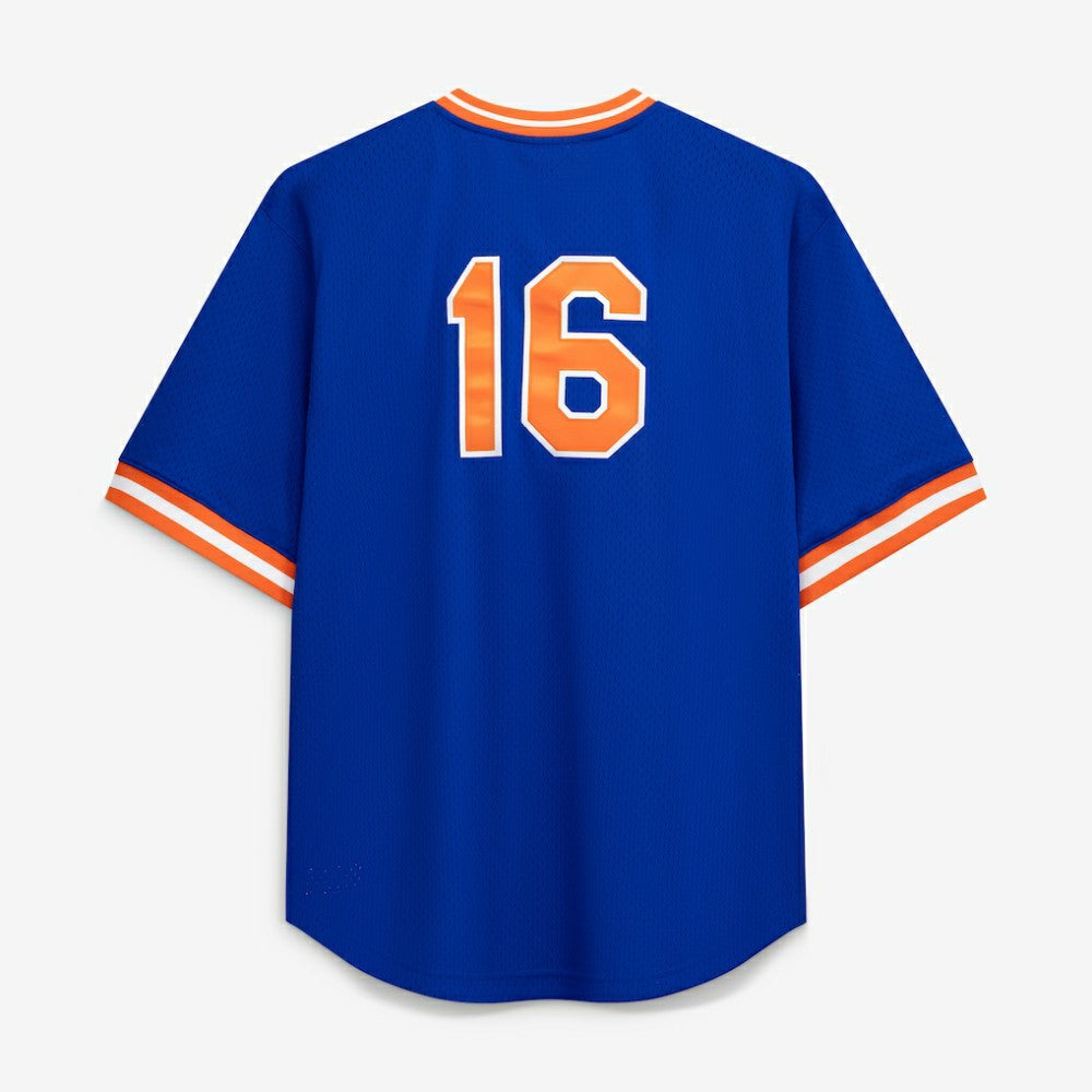 Dwight Gooden New York Mets Profile Big & Tall Cooperstown Collection Mesh Batting Practice Jersey - MLB Jerseys