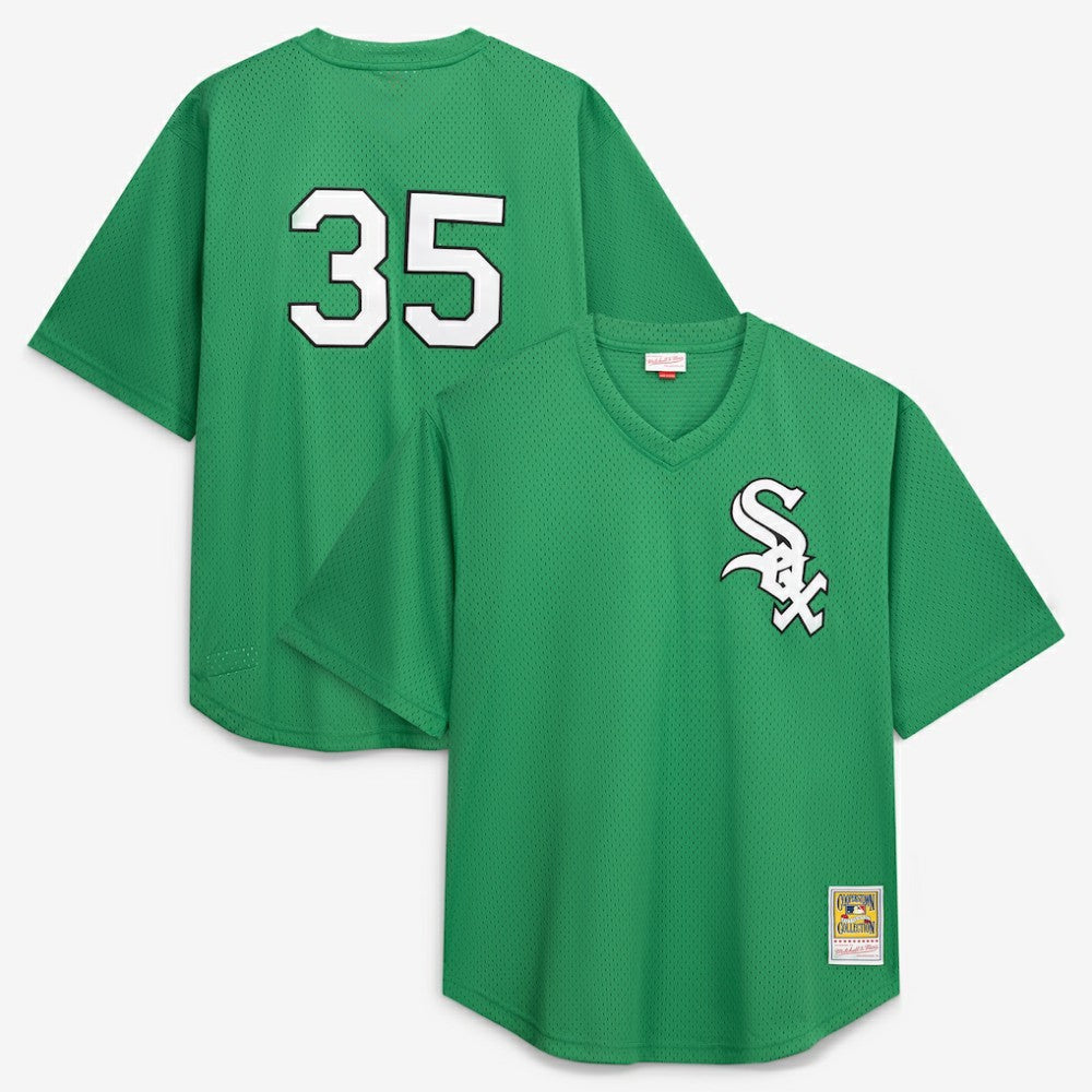 Frank Thomas Chicago White Sox Profile Big & Tall Cooperstown Collection Mesh Batting Practice Jersey - MLB Jerseys