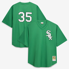 Frank Thomas Chicago White Sox Profile Big & Tall Cooperstown Collection Mesh Batting Practice Jersey - MLB Jerseys