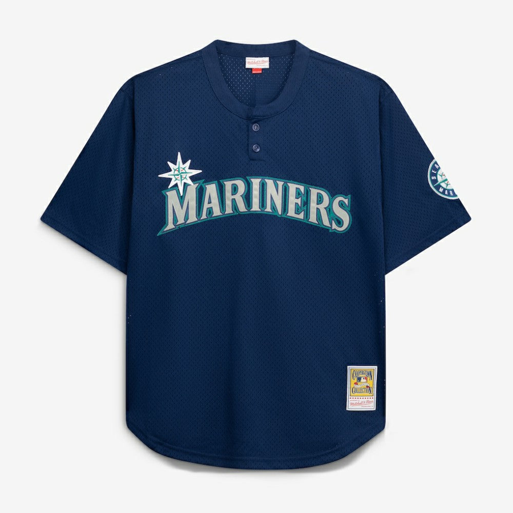 Seattle Mariners Mitchell & Ness Big & Tall Cooperstown Collection Mesh Batting Practice Jersey - MLB Jerseys