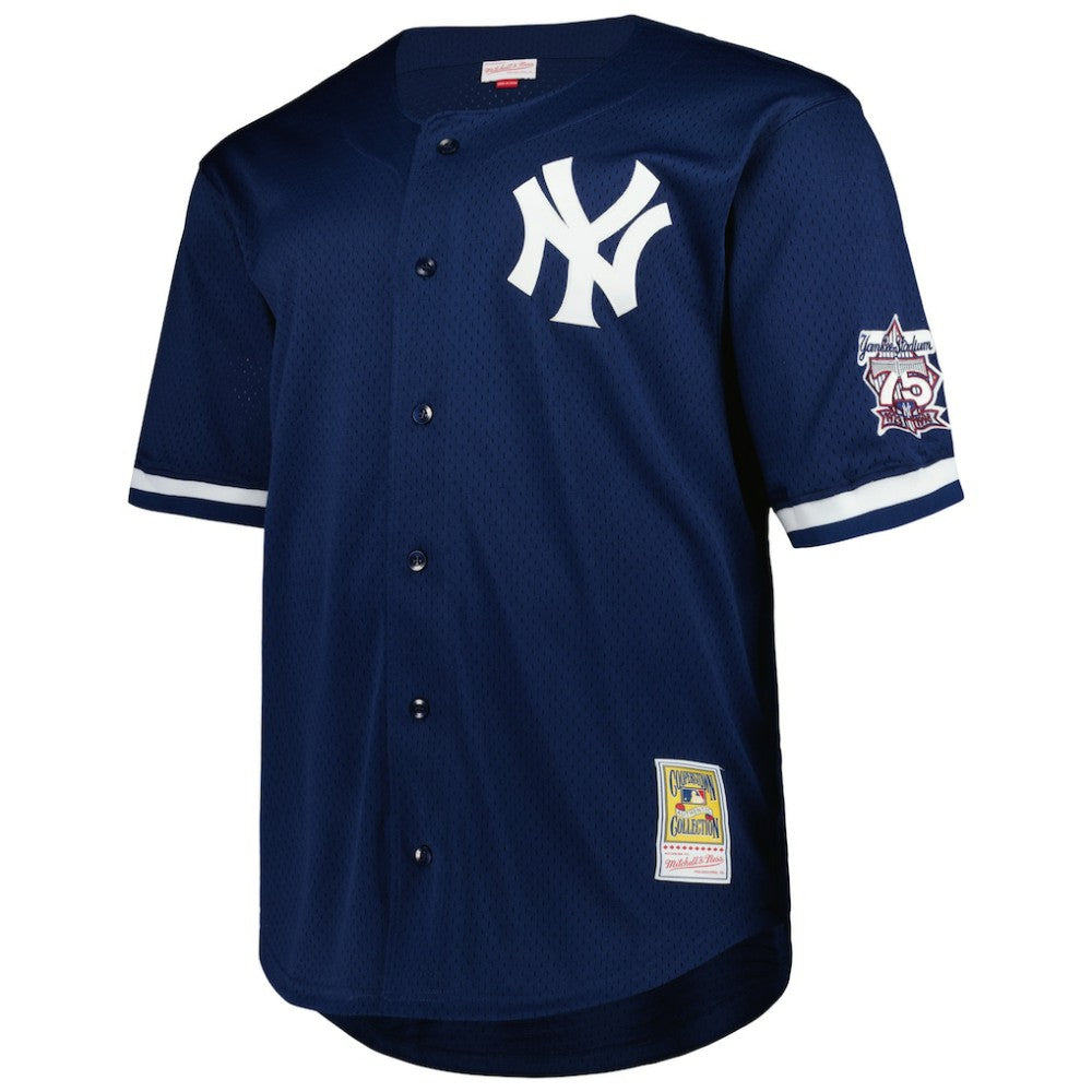 Derek Jeter New York Yankees Mitchell & Ness Big & Tall Cooperstown Mesh Batting Practice Jersey - MLB Jerseys