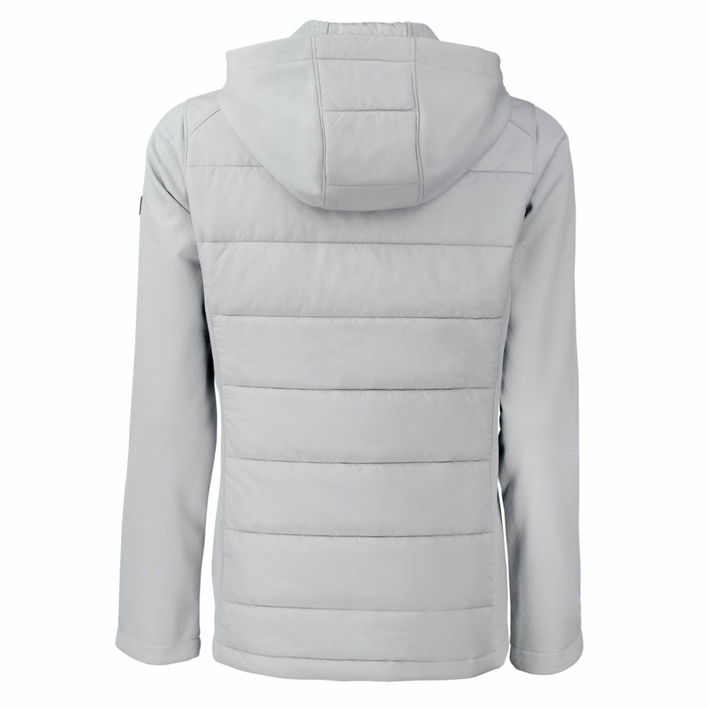 Detroit Lions Cutter & Buck Women's Evoke PrimaLoft Hybrid Eco Softshell Recycled Full-Zip Hooded Jacket | NFL Sale
