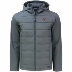 Tampa Bay Buccaneers Cutter & Buck Evoke PrimaLoft Hybrid Eco Softshell Recycled Full-Zip Hooded Jacket | NFL Near me