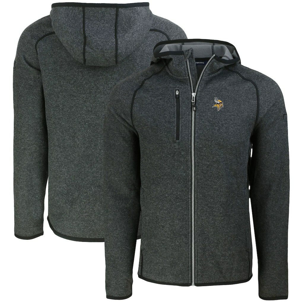 Minnesota Vikings Cutter & Buck Mainsail Full-Zip Hooded Jacket | NFL Outlet