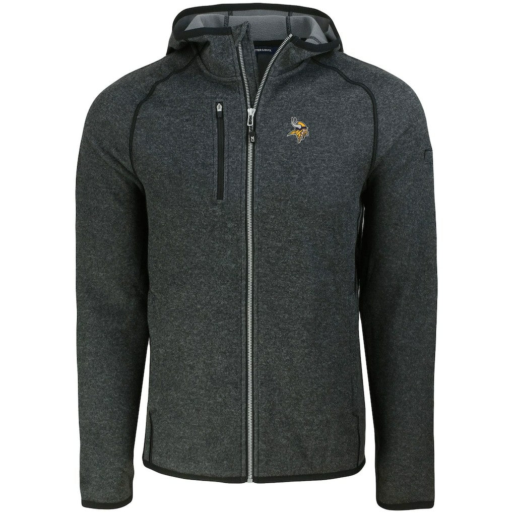 Minnesota Vikings Cutter & Buck Mainsail Full-Zip Hooded Jacket | NFL Outlet