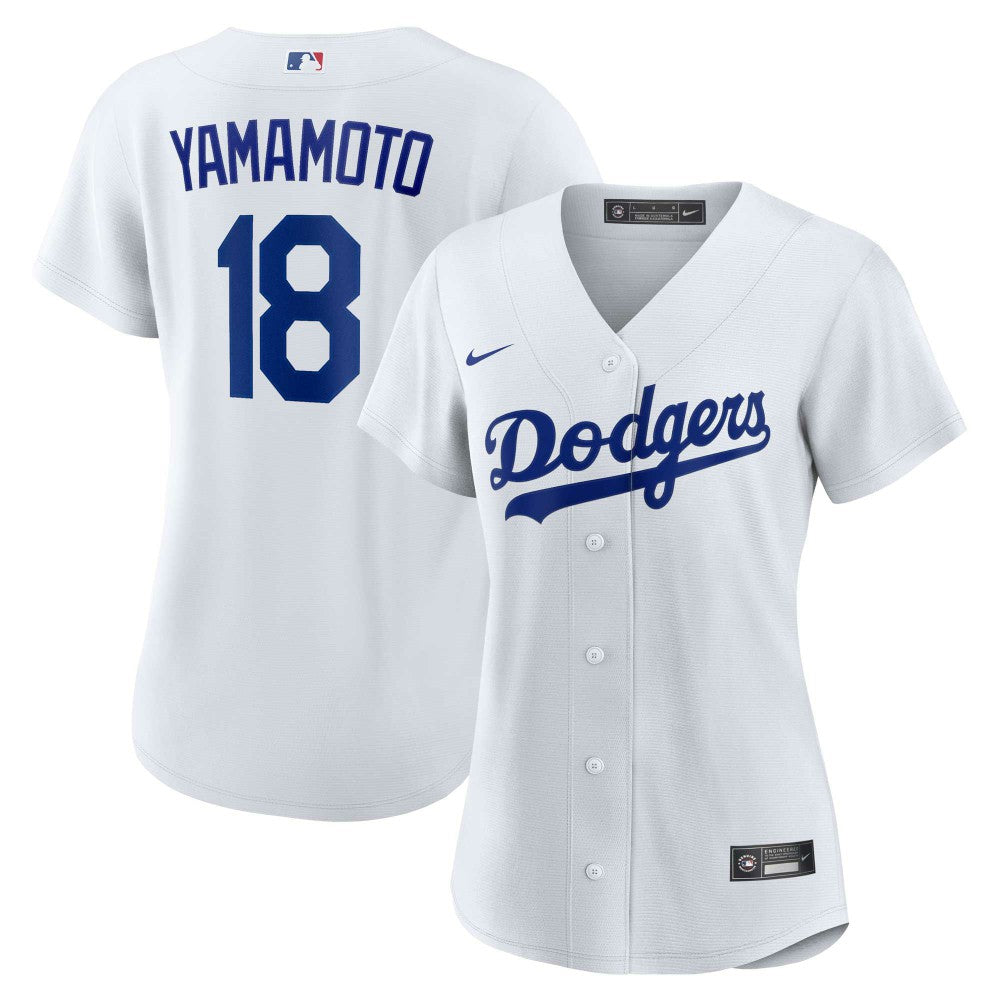 Yoshinobu Yamamoto Los Angeles Dodgers Nike Women's Home Replica Player Jersey - MLB Jerseys