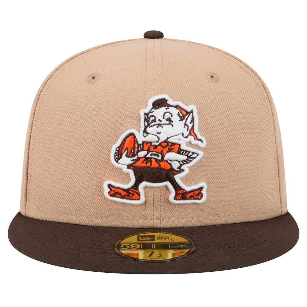 Cleveland Browns Throwback Logo Main 59FIFTY Fitted Hat | NFL US
