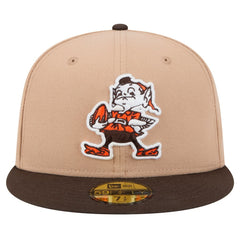Cleveland Browns Throwback Logo Main 59FIFTY Fitted Hat | NFL US