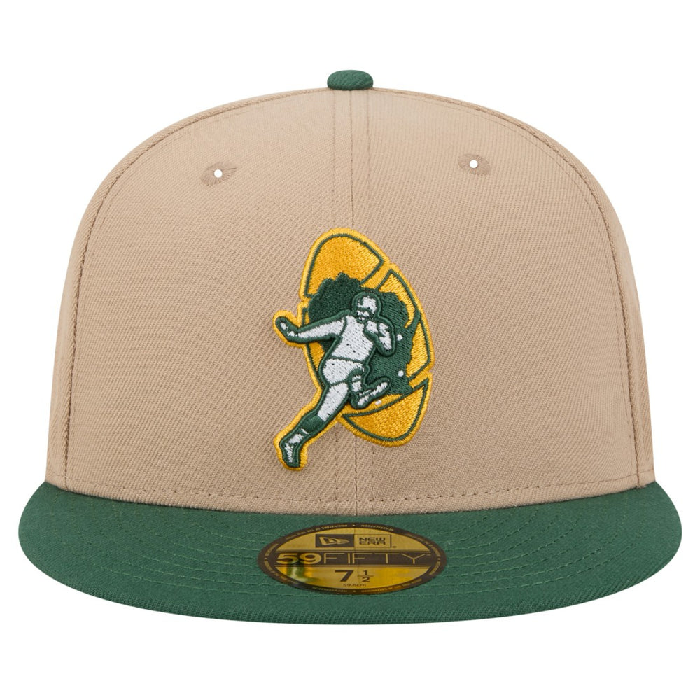 Green Bay Packers Throwback Logo Main 59FIFTY Fitted Hat | NFL Near me