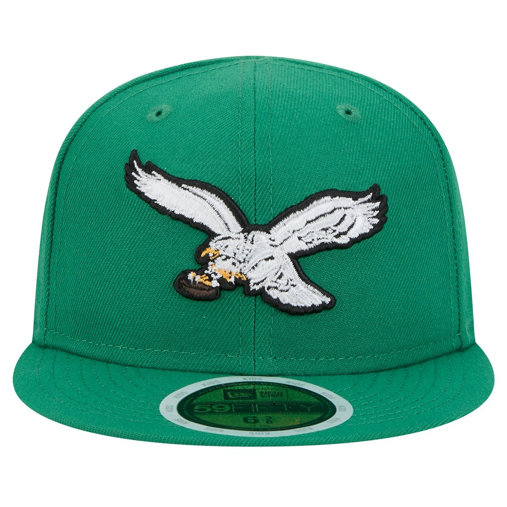Philadelphia Eagles Youth Main 59FIFTY Fitted Hat | NFL Sale