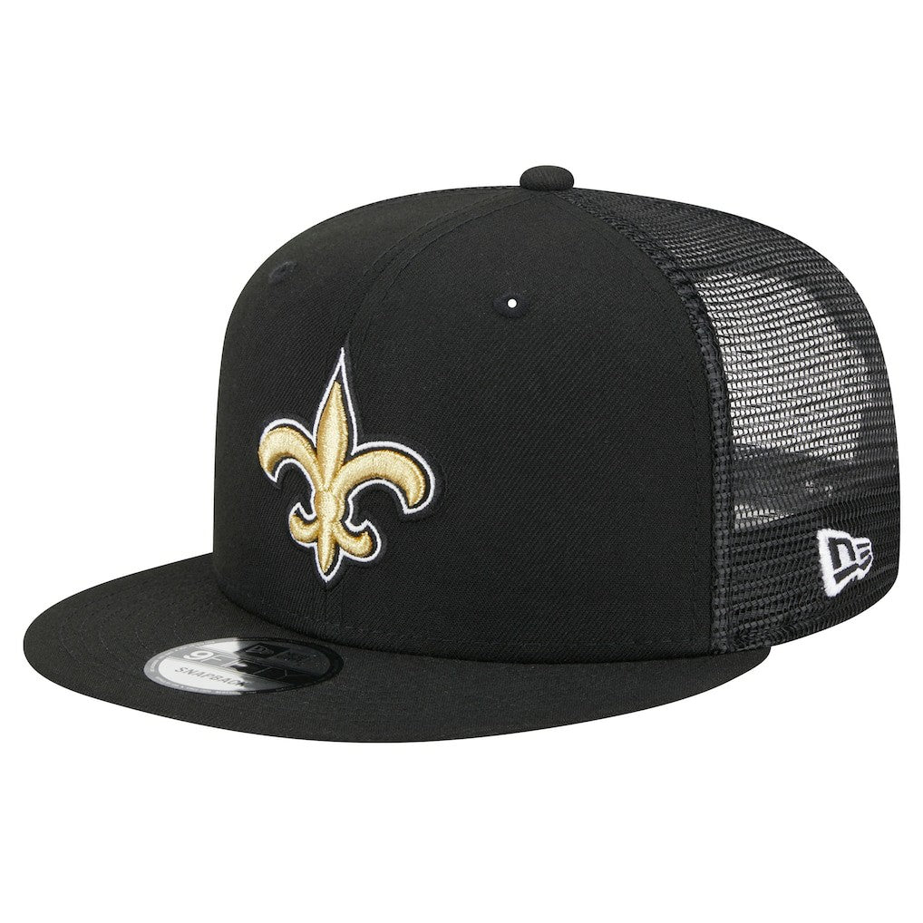 New Orleans Saints Main Trucker 9FIFTY Snapback Hat | NFL Hot