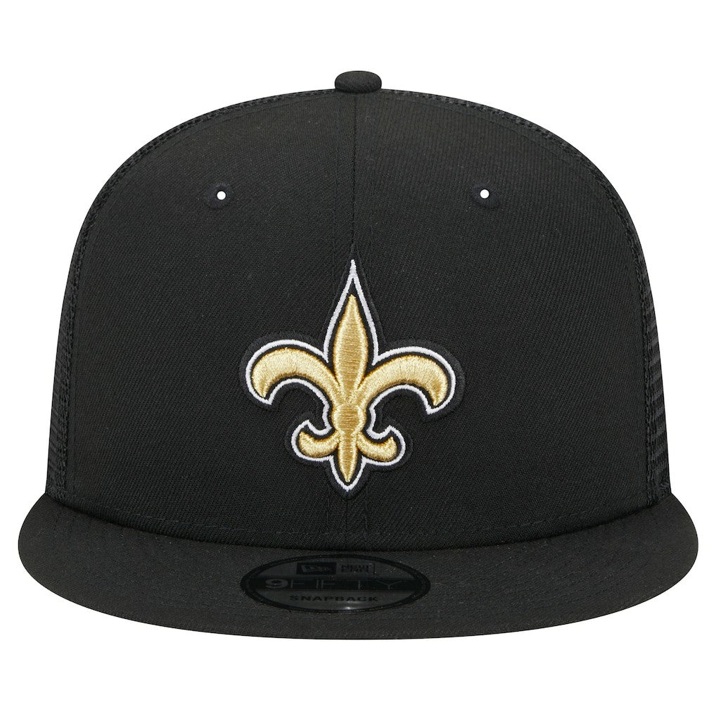 New Orleans Saints Main Trucker 9FIFTY Snapback Hat | NFL Hot