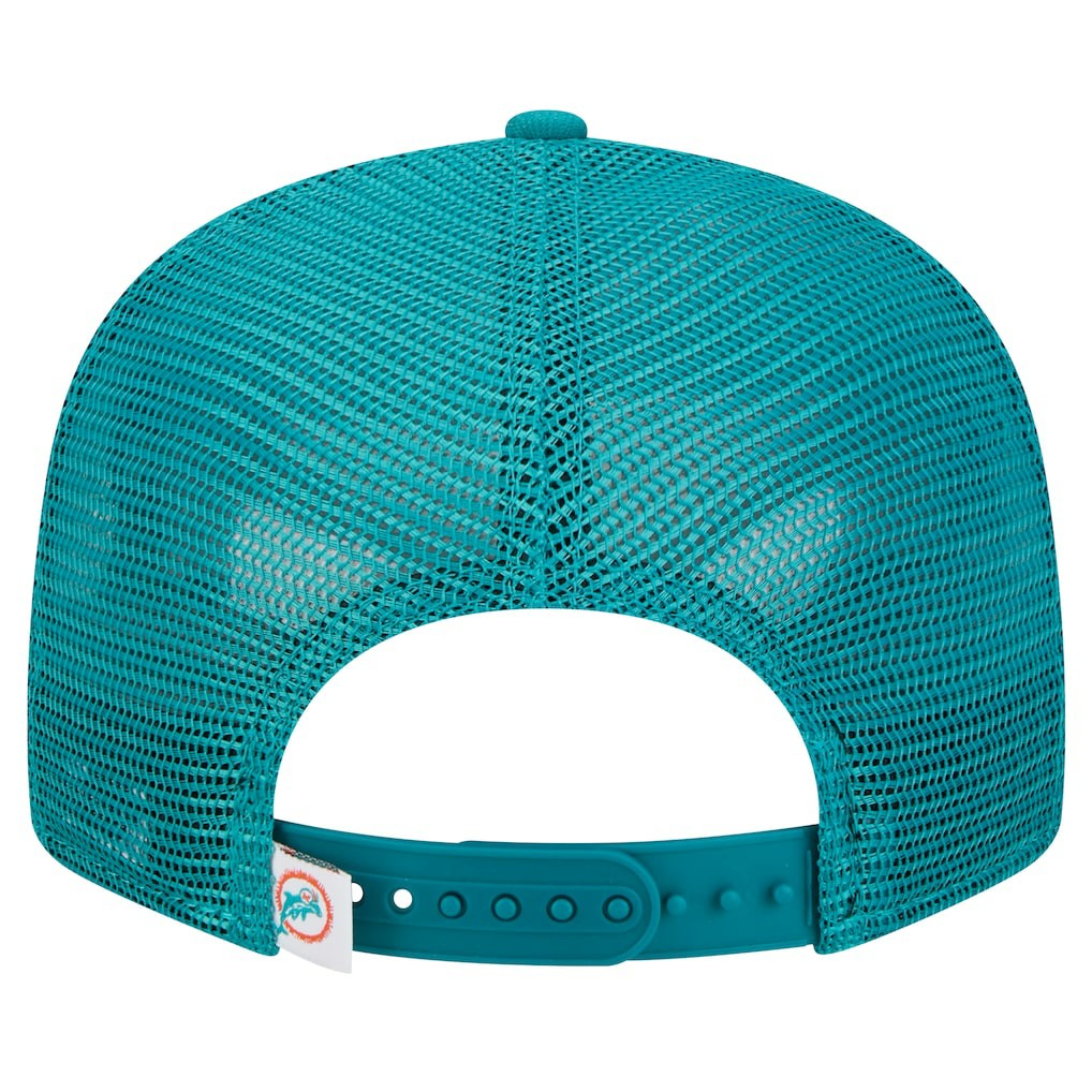 Miami Dolphins Throwback Main Trucker 9FIFTY Snapback Hat | NFL New