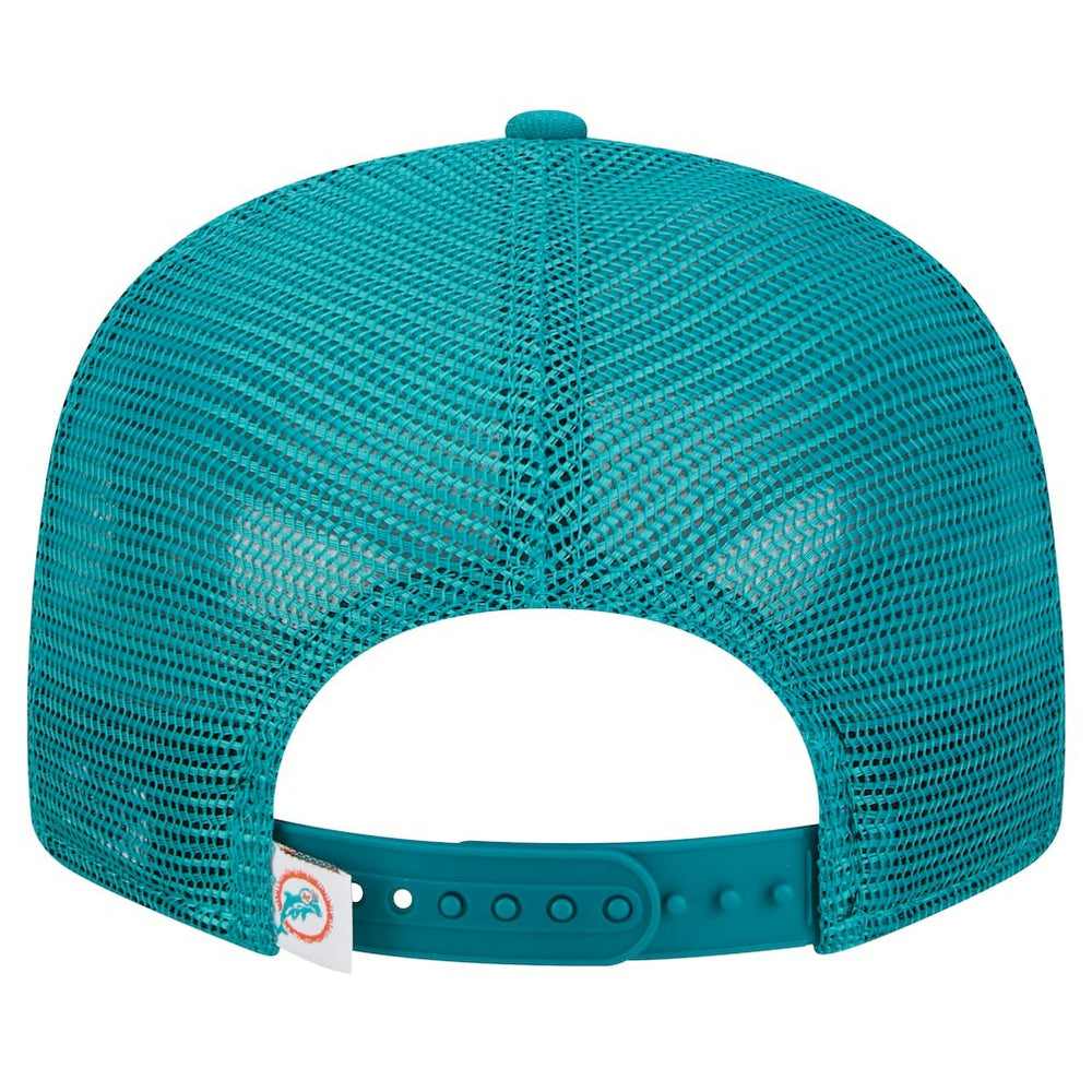 Miami Dolphins Throwback Main Trucker 9FIFTY Snapback Hat | NFL New