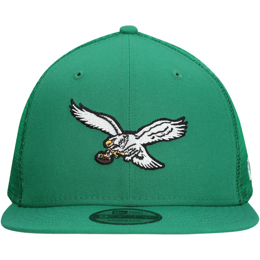 Philadelphia Eagles Throwback Main Trucker 9FIFTY Snapback Hat | NFL US
