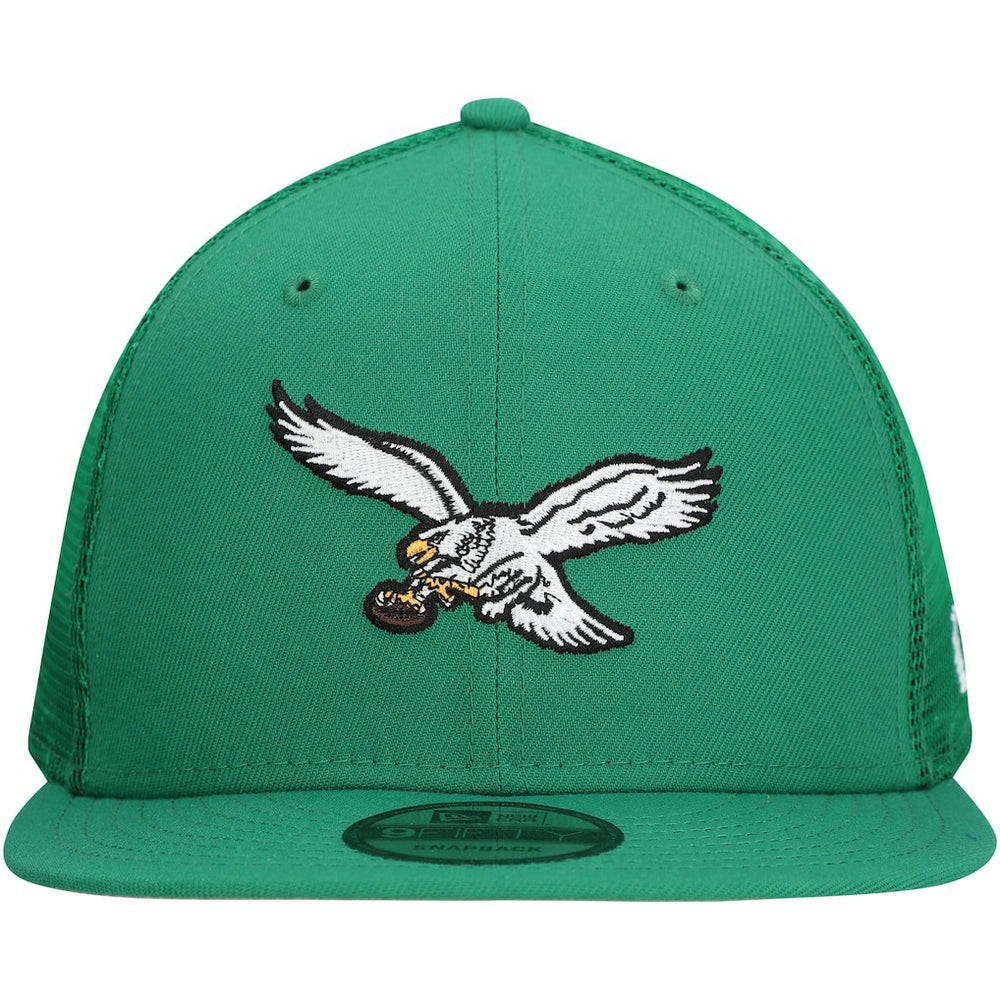 Philadelphia Eagles Throwback Main Trucker 9FIFTY Snapback Hat | NFL US