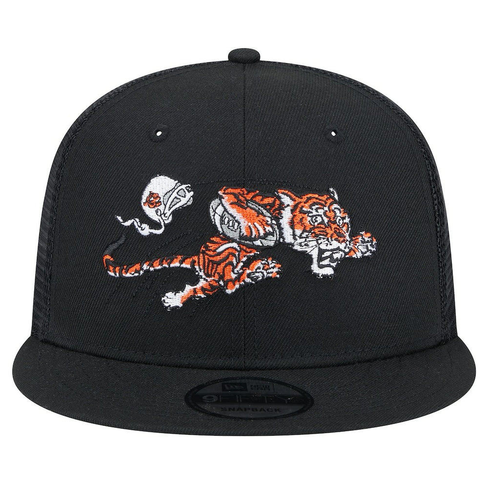 Cincinnati Bengals Throwback Main Trucker 9FIFTY Snapback Hat | NFL Discount