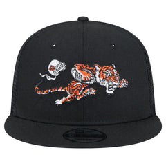 Cincinnati Bengals Throwback Main Trucker 9FIFTY Snapback Hat | NFL Discount