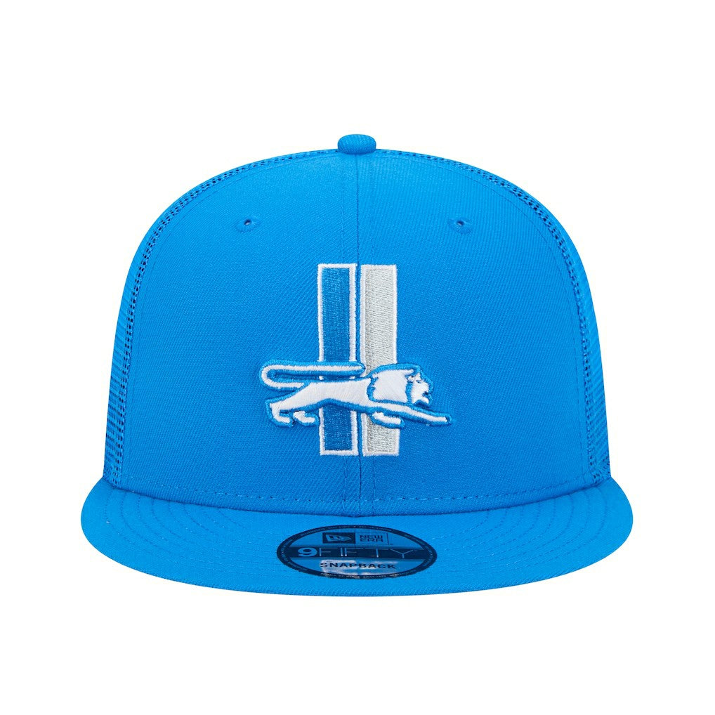 Detroit Lions Throwback Main Trucker 9FIFTY Snapback Hat | NFL Near me