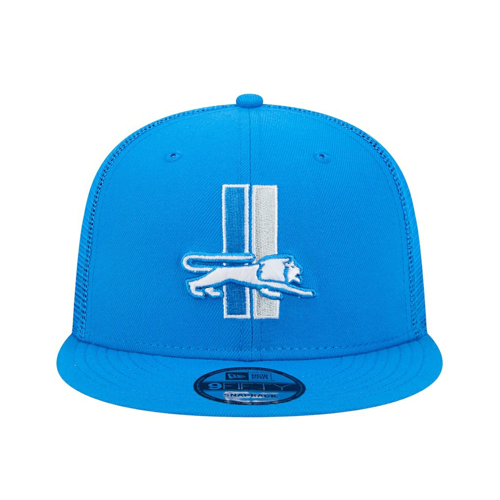 Detroit Lions Throwback Main Trucker 9FIFTY Snapback Hat | NFL Near me