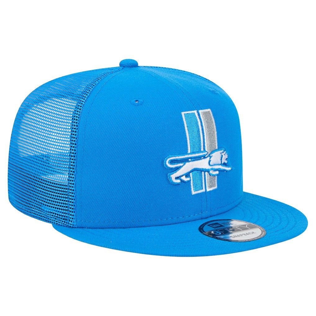 Detroit Lions Throwback Main Trucker 9FIFTY Snapback Hat | NFL Near me