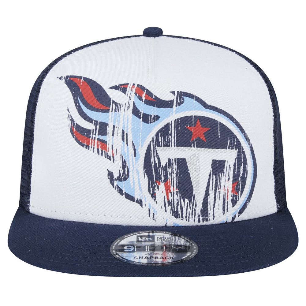 Tennessee Titans Youth Distressed 9FIFTY A-Frame Snapback Hat | NFL Online