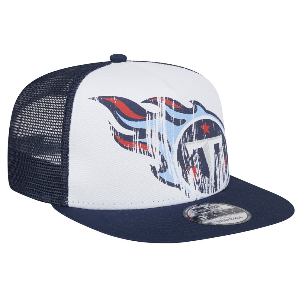 Tennessee Titans Youth Distressed 9FIFTY A-Frame Snapback Hat | NFL Online