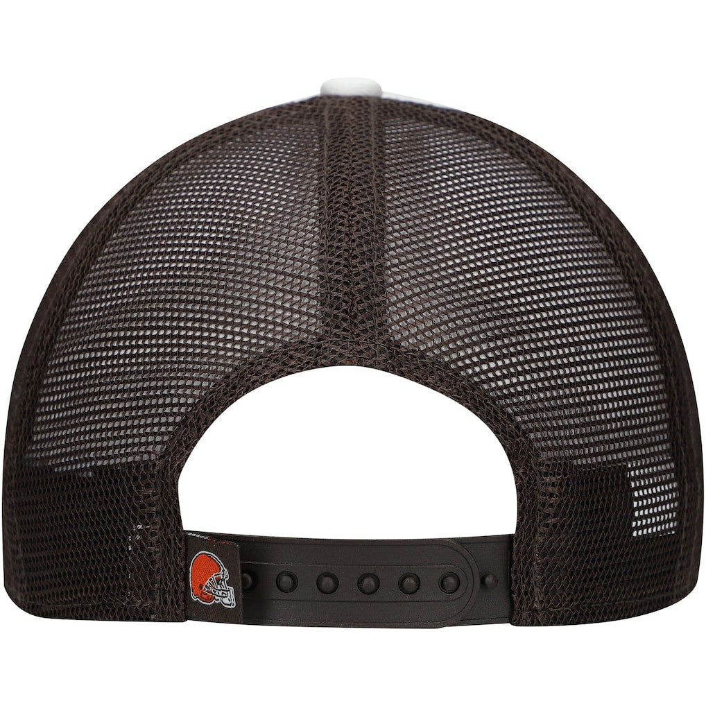 Cleveland Browns Youth Sport Night Color Block 9FORTY A-Frame Trucker Adjustable Hat | NFL Outlet