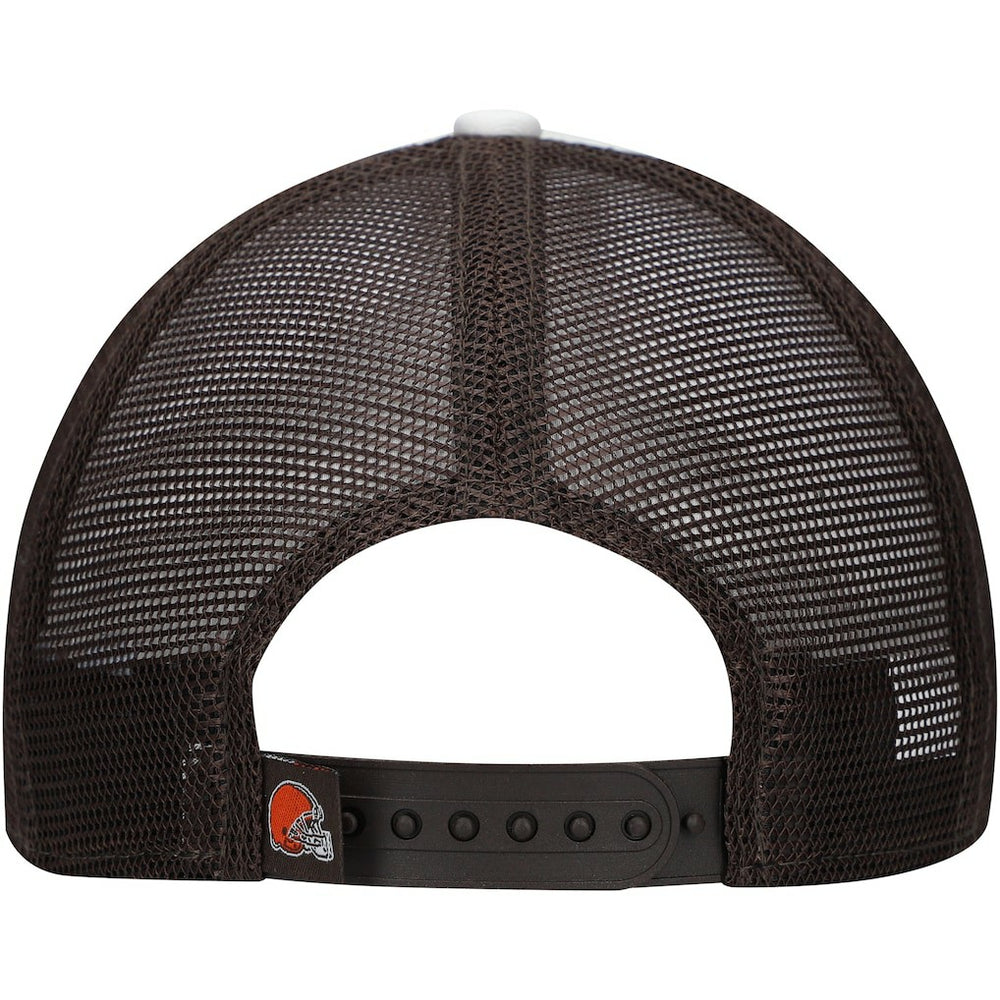 Cleveland Browns Youth Sport Night Color Block 9FORTY A-Frame Trucker Adjustable Hat | NFL Outlet