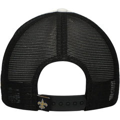 New Orleans Saints Youth Sport Night Color Block 9FORTY A-Frame Trucker Adjustable Hat | NFL Near me