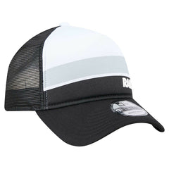 Las Vegas Raiders Youth Sport Night Color Block 9FORTY A-Frame Trucker Adjustable Hat | NFL Discount