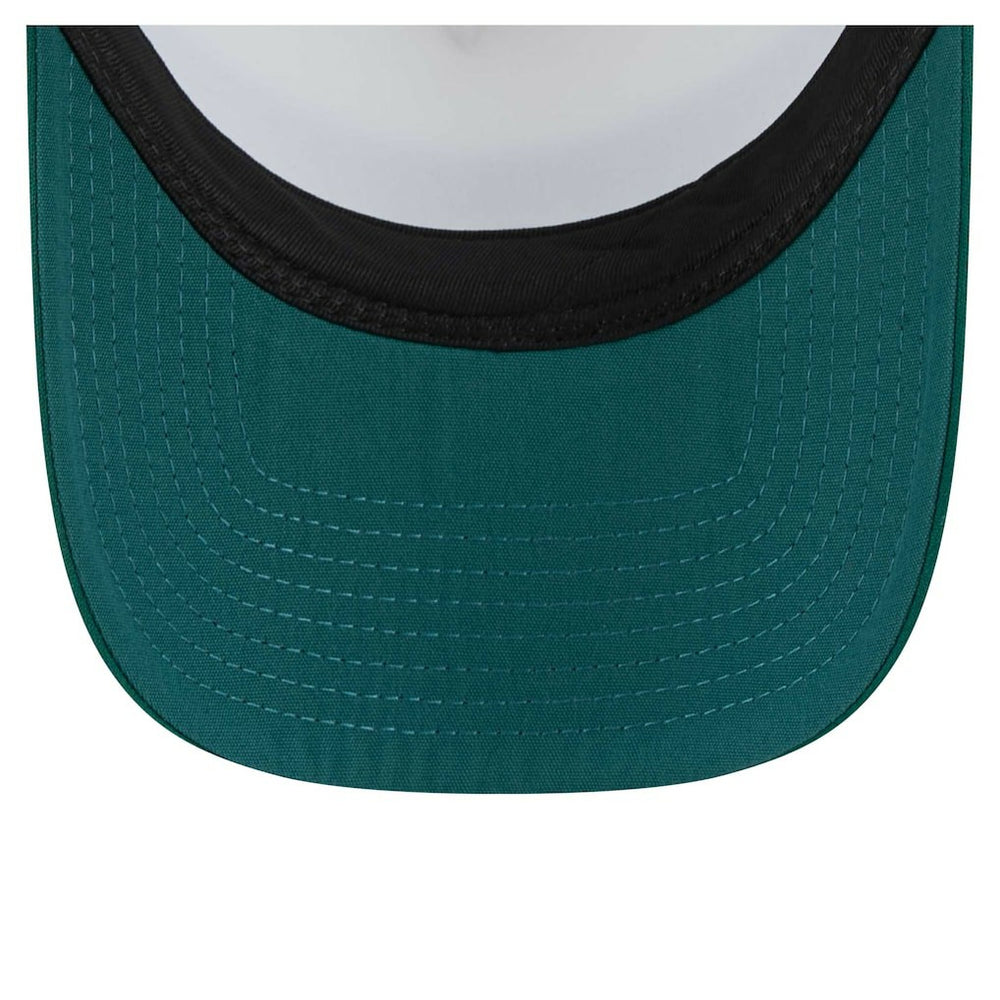 Philadelphia Eagles Youth Sport Night Color Block 9FORTY A-Frame Trucker Adjustable Hat | NFL Hot