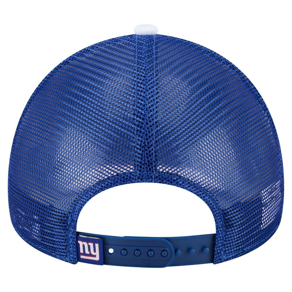 New York Giants Youth Sport Night Color Block 9FORTY A-Frame Trucker Adjustable Hat | NFL Hot