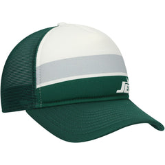 New York Jets Youth Sport Night Color Block 9FORTY A-Frame Trucker Adjustable Hat | NFL Discount