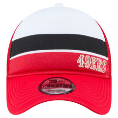 San Francisco 49ers Youth Sport Night Color Block 9FORTY A-Frame Trucker Adjustable Hat | NFL Discount
