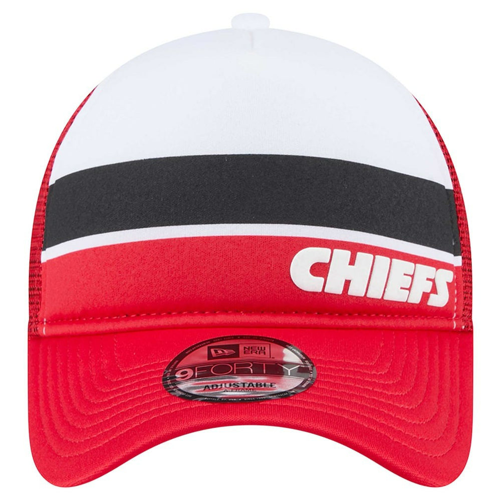 Kansas City Chiefs Preschool Sport Night Color Block 9FORTY A-Frame Trucker Adjustable Hat | NFL Hot