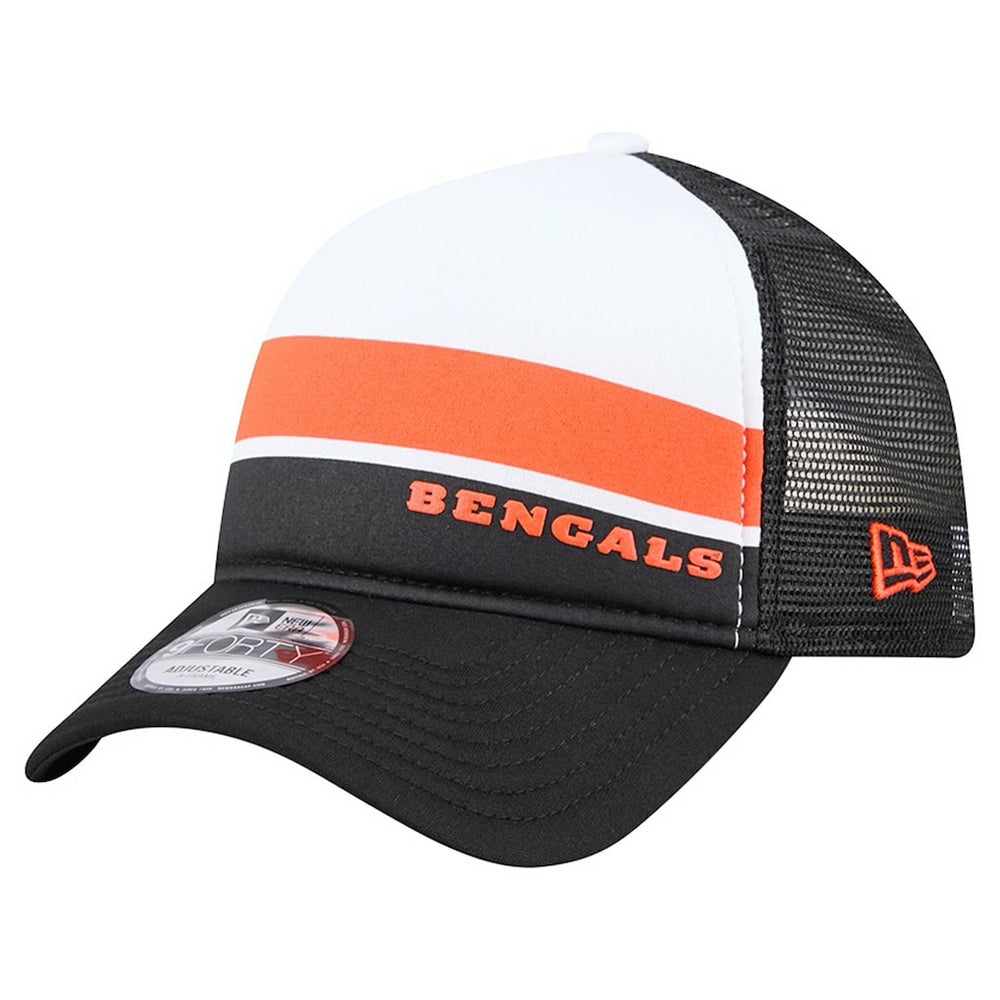 Cincinnati Bengals Preschool Sport Night Color Block 9FORTY A-Frame Trucker Adjustable Hat | NFL On sale