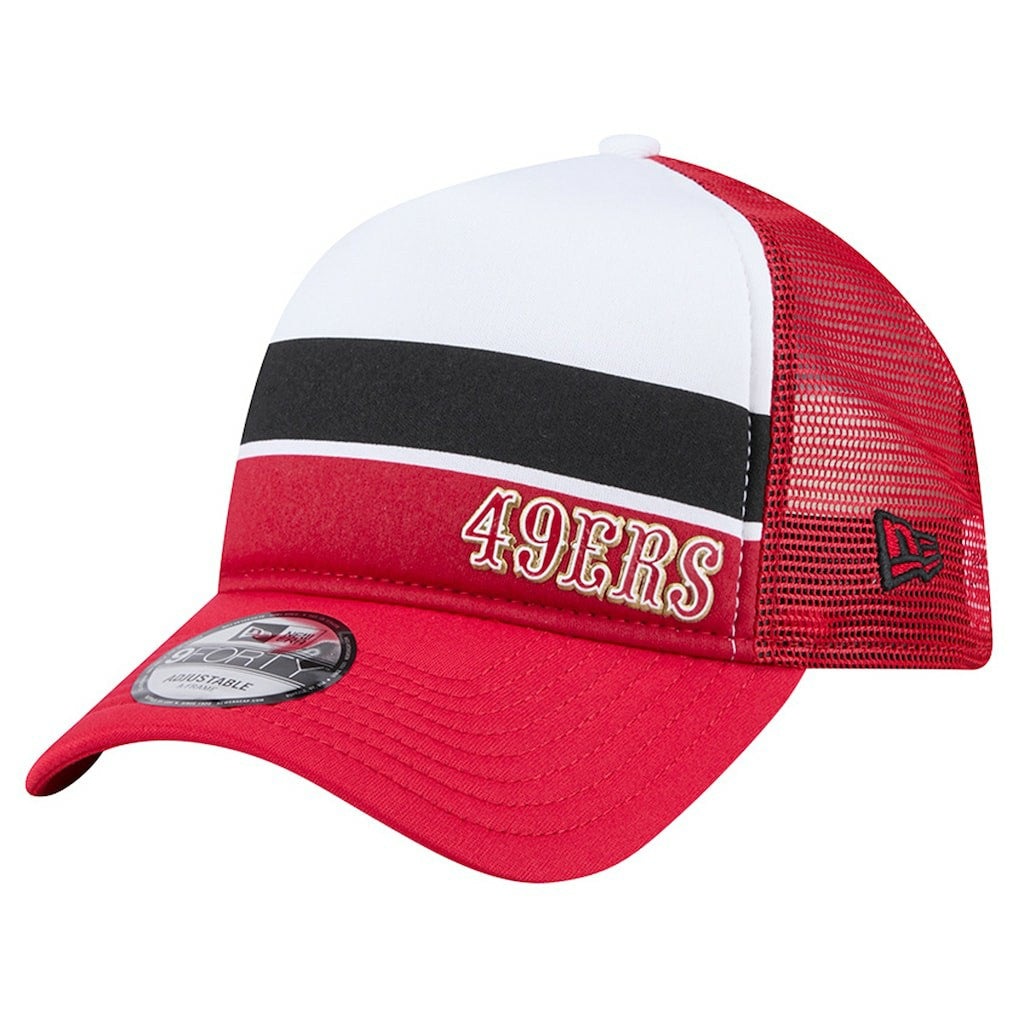 San Francisco 49ers Preschool Sport Night Color Block 9FORTY A-Frame Trucker Adjustable Hat | NFL On sale