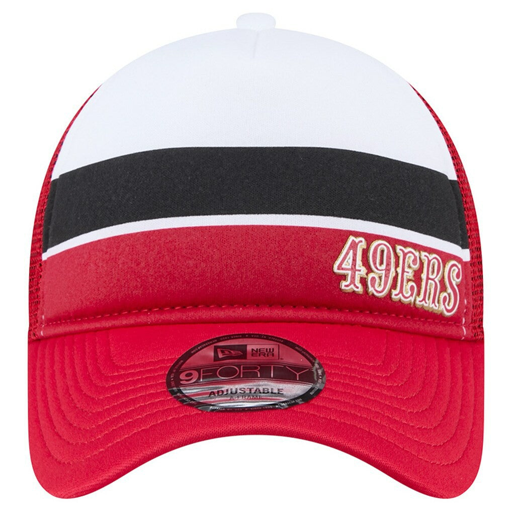 San Francisco 49ers Preschool Sport Night Color Block 9FORTY A-Frame Trucker Adjustable Hat | NFL On sale